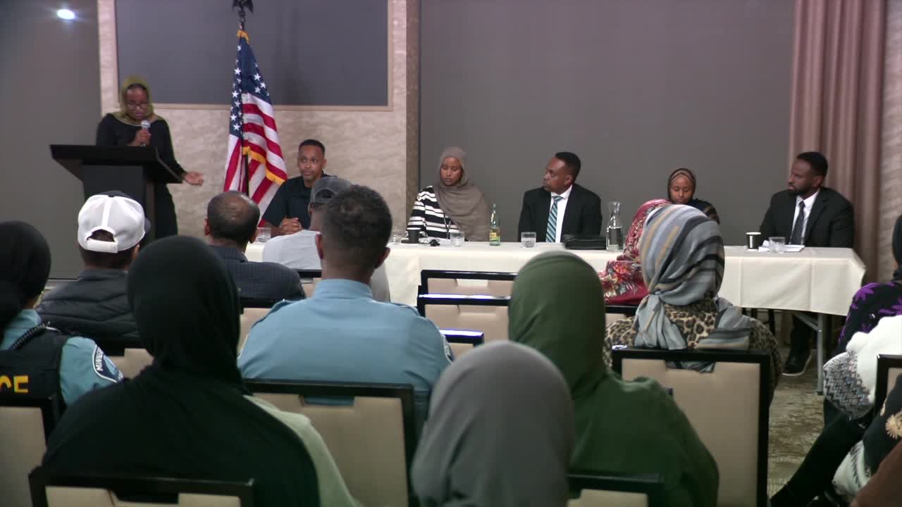 Somali-American police officers address gang violence at town hall; community shares possible solutions — KSTP 5